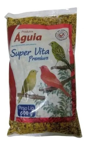 Ração Super Vita Premium Canário Belga  Águia 500 G