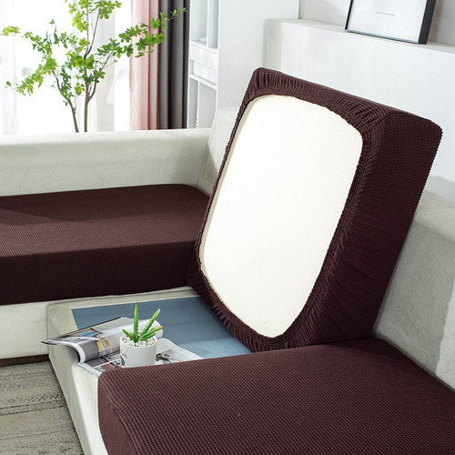 3 Pzs Fundas Elásticas Para Cojín Asiento De Sofá Sillón