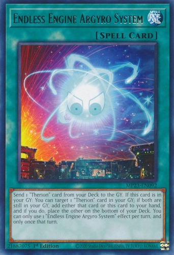 Endless Engine Argyro System (mp23-en092) Yu-gi-oh!