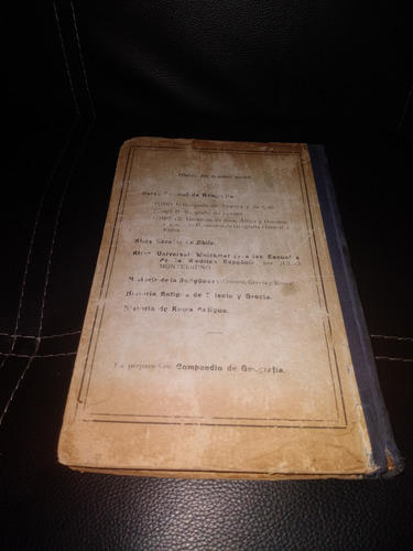 Libro Geografia De Europa, Año 1926, Julio Montebruno (Usado)
