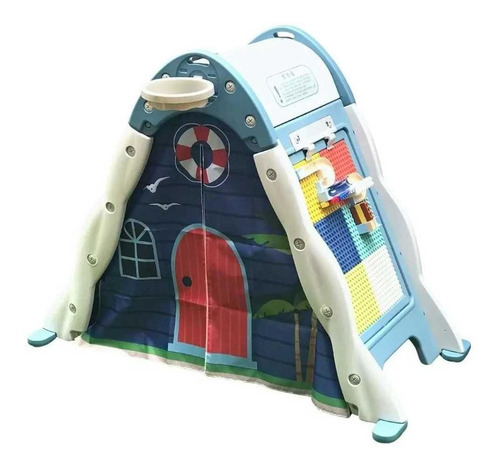 Brinquedo Playground Toca Infantil Importway - Bw224 Cor Azul