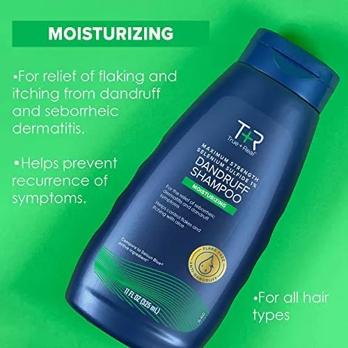 ChampĂș Hidratante Para La Caspa True+real Con Aloe Y Sulfuro