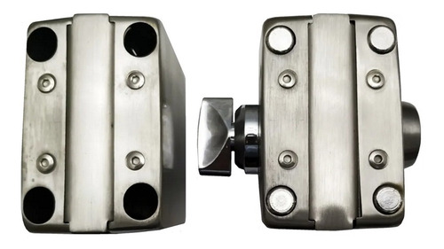 Imagen 3 de 10 de Cerrojo Cerradura Puerta Vidrio Blindex Antipanico B-258