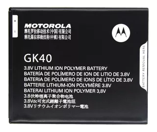 Bateria Motorola Moto G4 Play Xt1602 Moto G5 Xt1670 Gk40