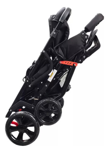Carriola Bro 2 Doble Reclinable Con Step Color Negro Mima2