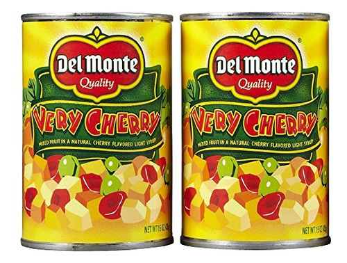 Mezcla De Frutas Muy Cerezas En Almíbar Ligero 2 Latas 425 G