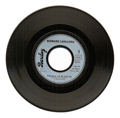 Pigalle La Blanche - Betty - Bernard Lavilliers - 45rpm