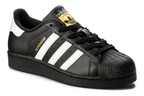 Superstar negro con blanco sale