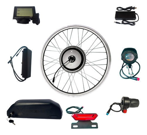 Kit Bicicleta Eléctrica Magnetx 1000w 15 Ah R29, 700c Msi