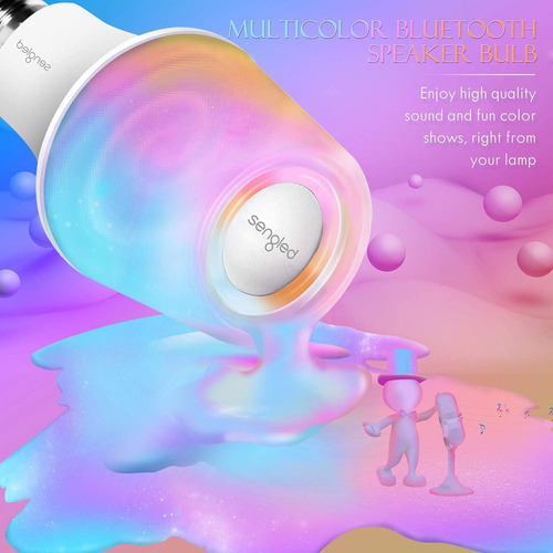 Sengled Solo Rgbw Bluetooth Bulb Altavoz Multi Color Cambio