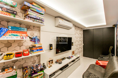 Imagem 12 de 15 de Casa Em Condomínio Fechado De Altissímo Padrão Com Muita Segurança. 4 Suítes, 8 Vagas, Piscina, Etc. - Cf40756