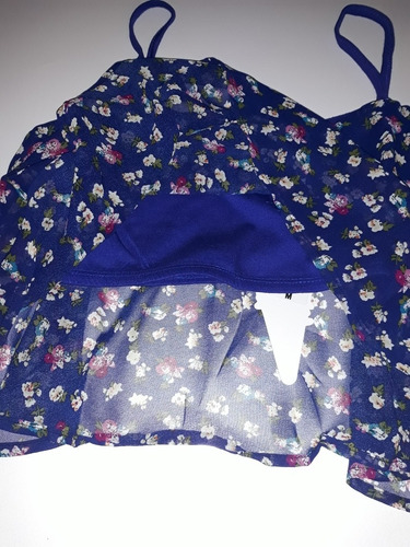 Remera Pupera Gasa Con Top Interno Oferta Talle 2