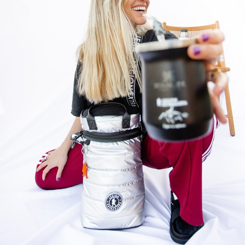 Imagen 7 de 10 de Mochila Matera Diamond Pop Plateado