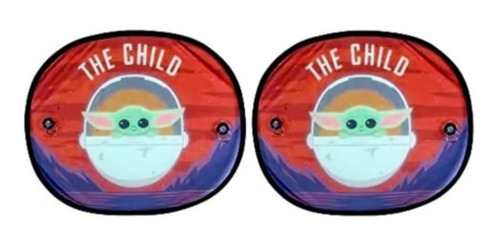 6 Pares Parasol Para Automóviles The Mandalorian The Child
