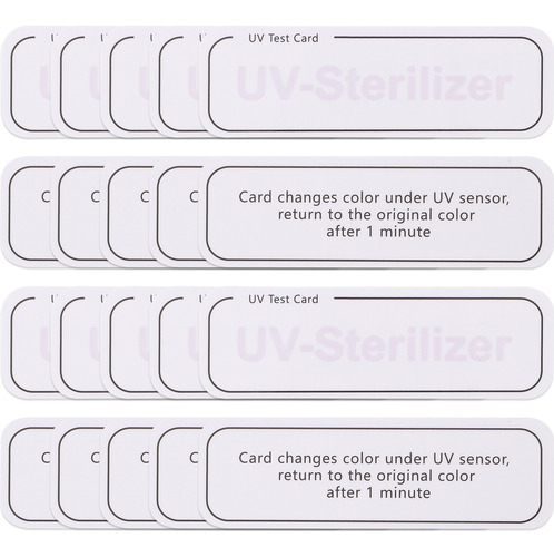 Testing Paper, Tarjeta De Intensidad Uv, Luz Ultravioleta, 2