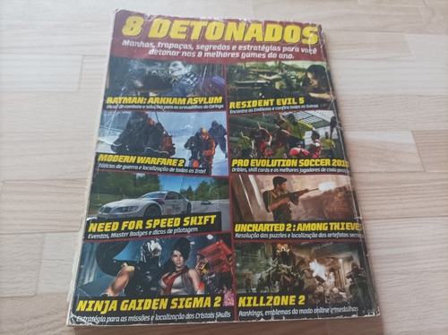 Revista Playstation Detonados Resident Evil Modern Warfare (Usado)