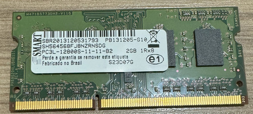 Memoria Notebook Smart 2gb Ddr4 Pc3l-12800s (Usado)