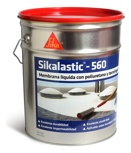 20k Membrana Poliuretano Sika Lastic 560 4 Colores + Regalo!