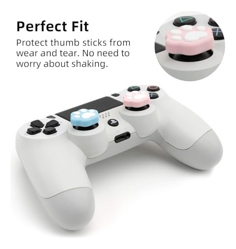 Pack De Joystick Cat Paw Para Ps5 Y Switch Pro - 4 Pcs