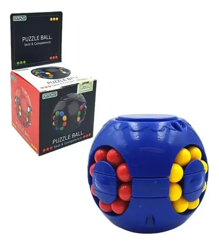 2 Puzzle Ball Cubo M gico Habilidad Ingenio Ditoys Nuevo Env o