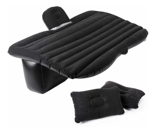 Colchon Inflable Con Compresor + Almohadas P/ Auto