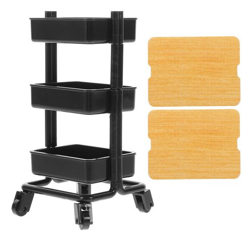 Soporte Para Muebles De 3 Capas, Modelo House Miniature Cart