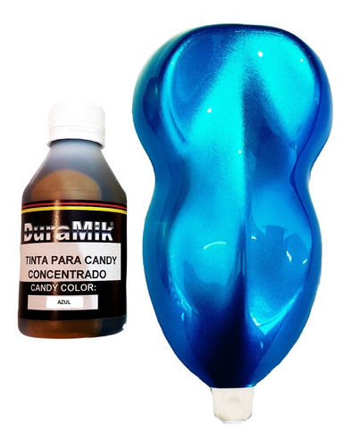 Imagen 1 de 4 de Tinta Candy Concentrada Color Azul Claro X 150 Ml.