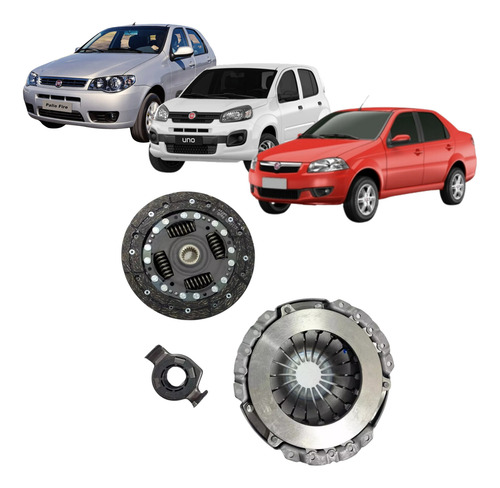 Kit Embreagem Completa Luk Doblo Idea Punto Fiorino Fire Evo