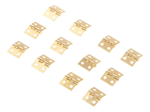 48x Caja De Cofre De Joyería Bisagra En Miniatura Para