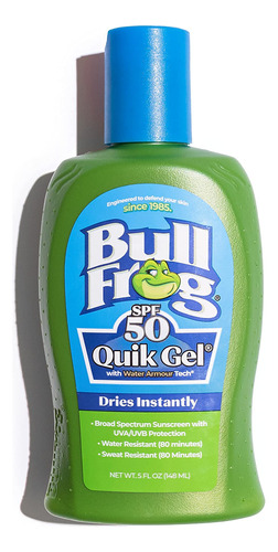 Bullfrog Quik Gel Protector Solar Spf 50 | Libre De Oxibenzo