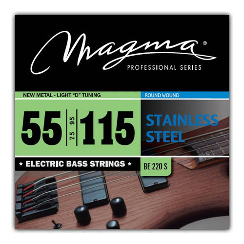 Encordado Magma Bajo Stainless Steel 55-115 N.metal L Be220s