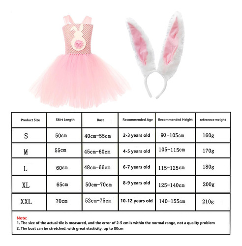 Disfraz De Conejita Para Niñas Vestido De Conejo Para Niñas