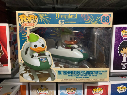 Funko Pop Disney Matterhorn Bobsleds Attraction Donald Duck