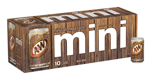 A & W Refresco De Raiz 10 Pack 221ml Americano Root Beer