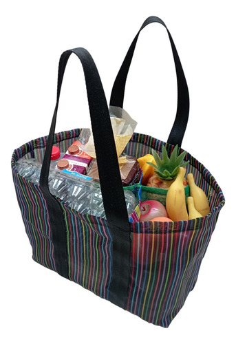 Bolsa Mandado Malla Con Separadores Ecologica Totebag Grande