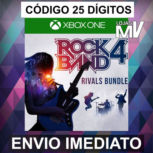 Rock Band 4 Rivals Bundle Xbox One Código 25 Dígitos