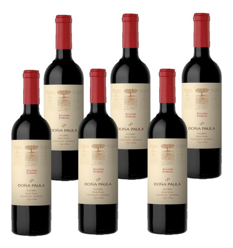 Vino Doña Paula Alluvia Parcel Malbec Caja X 6 U - Catalogo