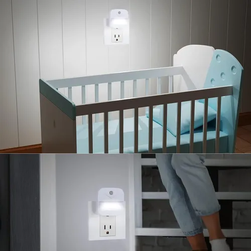 Eneteck Paquete De 4 Luces Nocturnas Enchufables Para Pared