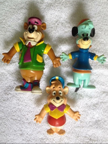 Figuras Animadas Yogi- Huckleberry Hound-  Boo Boo.