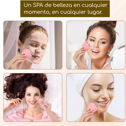 Mini Masajeador Microcorriente Facial Portatil Rejuvenecedor Rosa