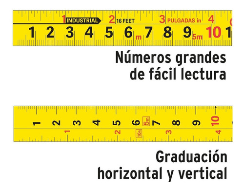 Flexómetro Gripper, Contra Impacto, 8 M, Cinta 25 Mm. Truper