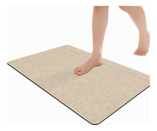 Tapete Absorbente Alfombrilla Secado Rápido Para Baño80*43cm