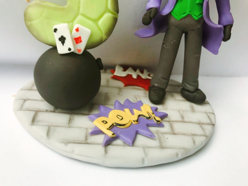 Cake Topper Joker Guason Batman Guazon Vela Pasta Francesa