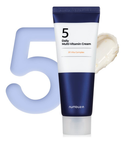 Numbuzin 5 Daily Multi-vitamin Cream Crema Nutritiva 60ml Tipo de piel Todo tipo de piel