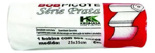 Bobina Picotada P/ 2kg - 25x35cm C/ 500 Sacos - Hiper Roll