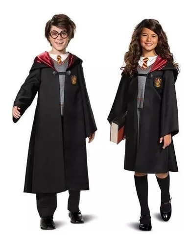 Capa Disfraz Completo De Harry Potter Para Niños Halloween 