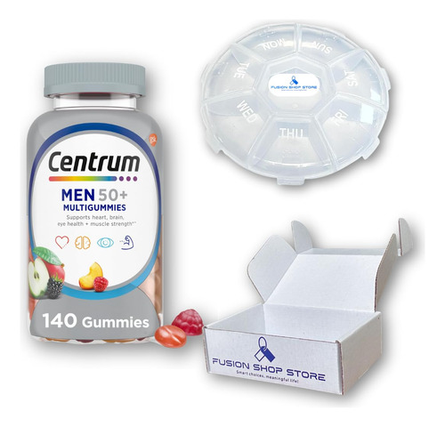 Centrum Silver Men 50 Plus - 140 Gomitas Multivitaminicas (1