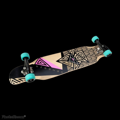Imagen 4 de 8 de Longboard Completo Kalima Genesis Dancing Freestyle Maple