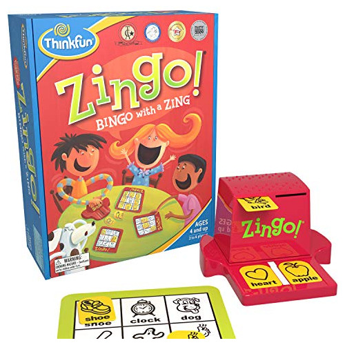 Juego De Mesa Zingo Bingo Para Niños De 4 Años En Adelante.