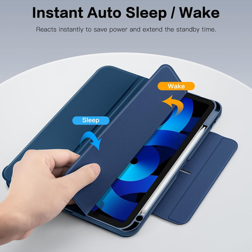 Funda Para iPad Air De 5ª Generación Con Soporte Para Lápiz